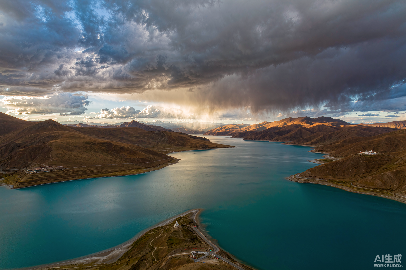 Yamdrok Lake — turquoise