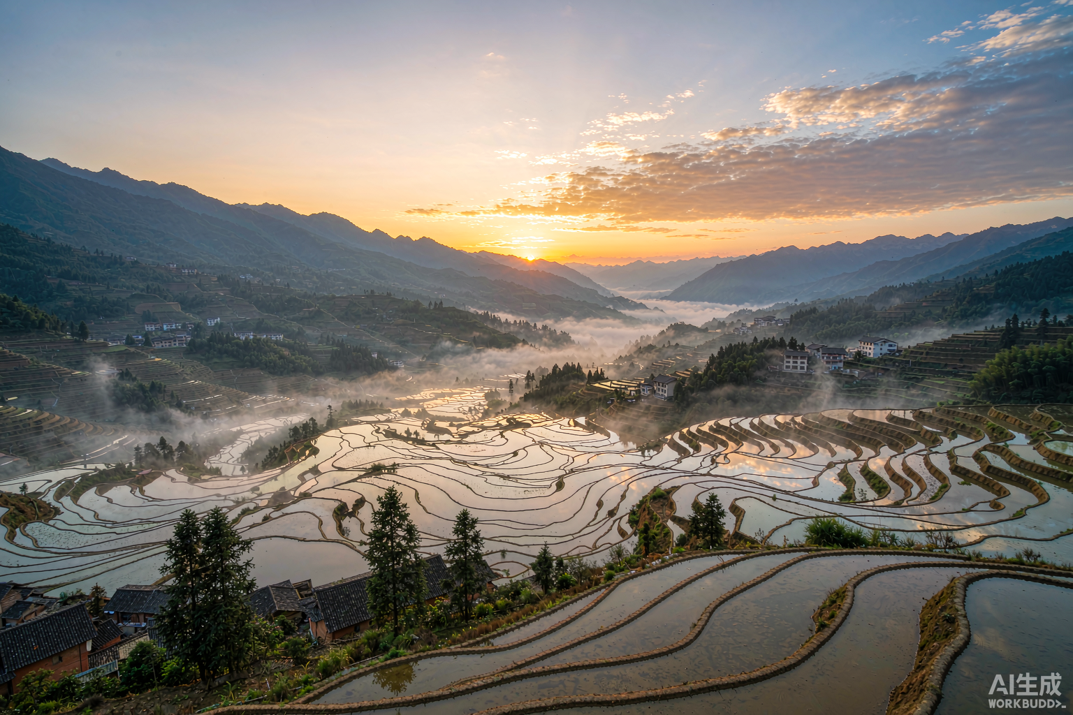 Yuanyang rice terraces, Yunnan